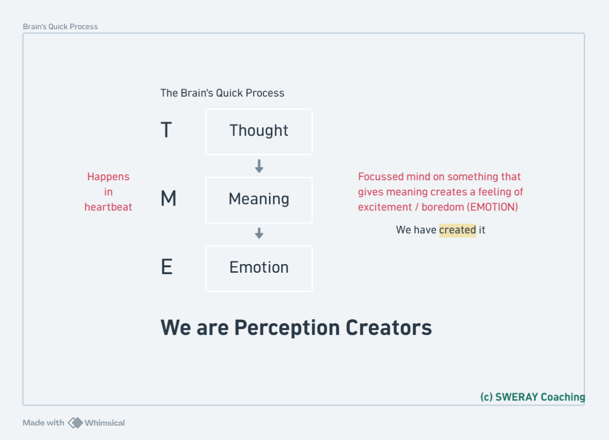 The Brain's Quick Process